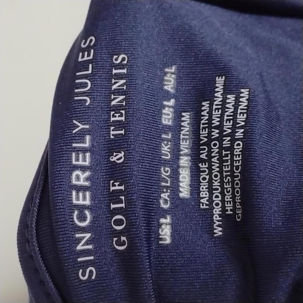 NWT Sincerely Jules Women's Navy/Golf & Tennis Dress Size Large - Picture 12 of 12